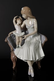 Lladro ballet dancers figurine