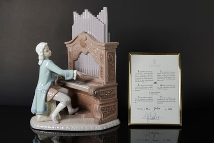 Lladro young Bach figurine