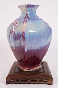 Chinese fine purple vase