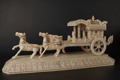 Chinese carved carriage