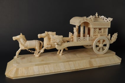 Chinese carved carriage