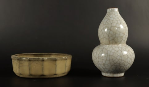 Lots Chinese crackled porcelains