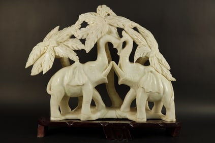 Chinese large stone carving