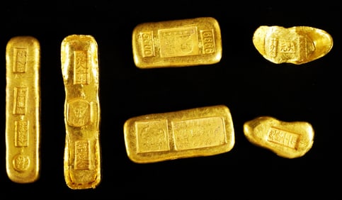Lots Chinese fine ingots