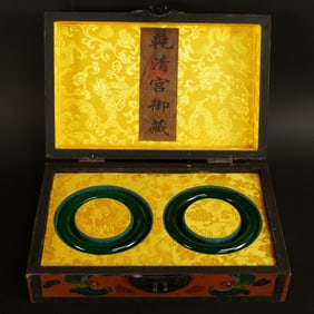 Lots Chinese fine bangles in box