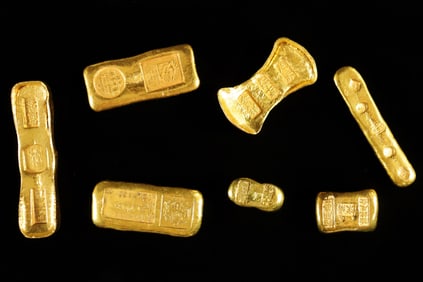 Lots Chinese fine ingots