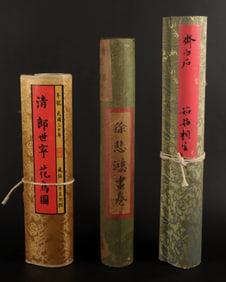 Lots Chinese art scroll