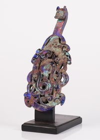 Chinese fine belt buckle with stand
