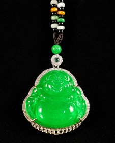 Chinese fine apple green pendant