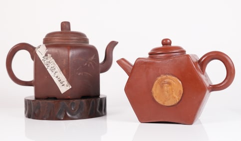 Lots Chinese clay teapots