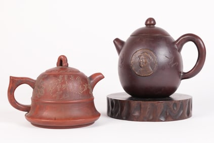 Lots Chinese clay teapots