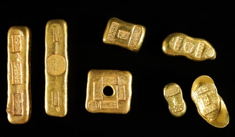 Lots Chinese ingots