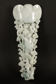 Chinese large jadeite scepter