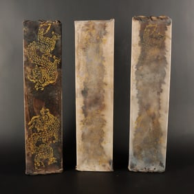 Lots Chinese scrolls in leather