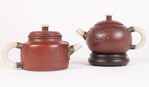 Lots Chinese clay teapots