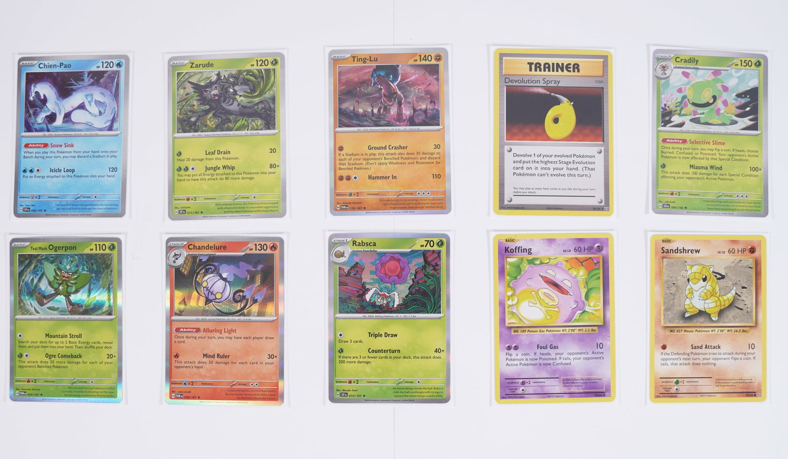 Lots Pokemon cards
