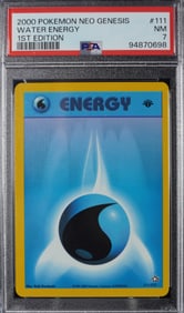 2000 Pokemon 1st edition PSA 7