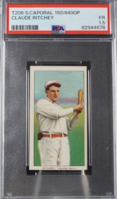 1909-11 Sweet Caporal Claude Ritchey PSA