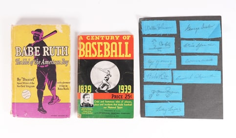 Babe Ruth signed book 1931