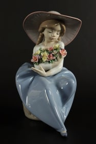 Lladro flower girl