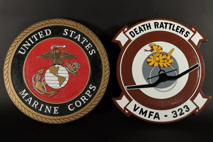 U.S. Marine plaques