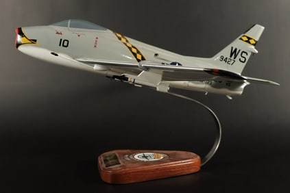 A large airplane model