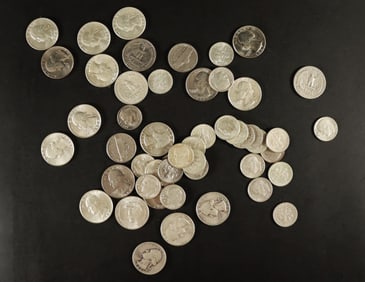 Lots vintage coins