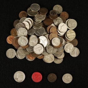 Lots vintage coins