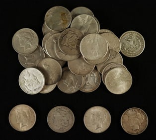 Lots silver coins