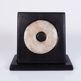 Chinese round stone insert