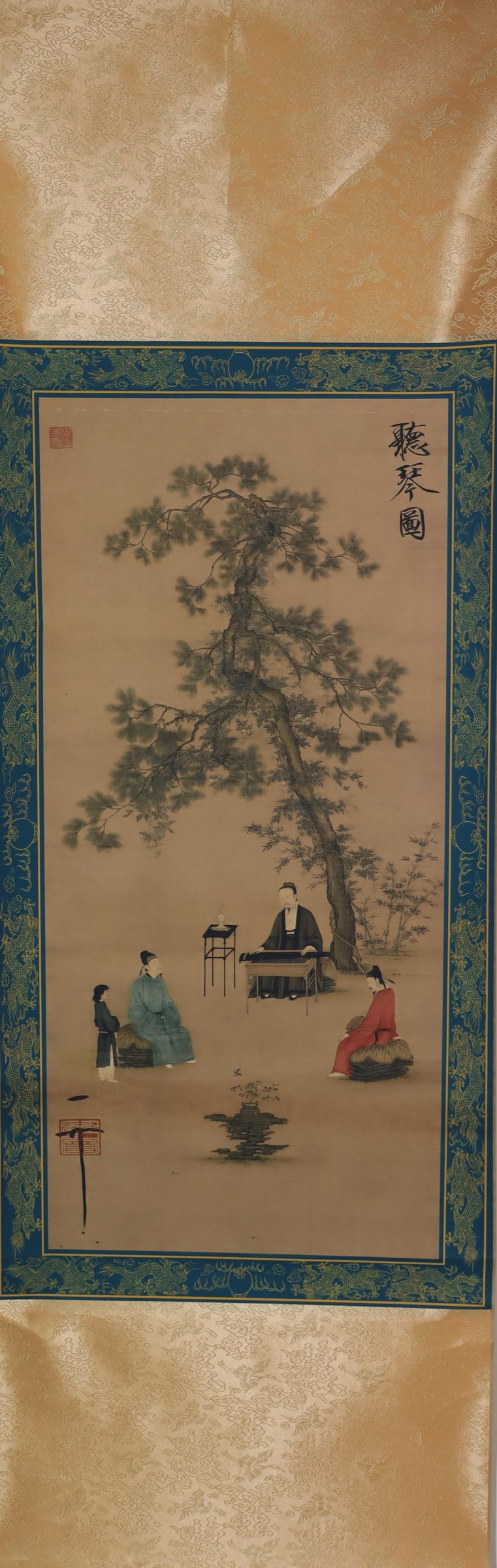 Chinese long scroll in box (1 of 5)