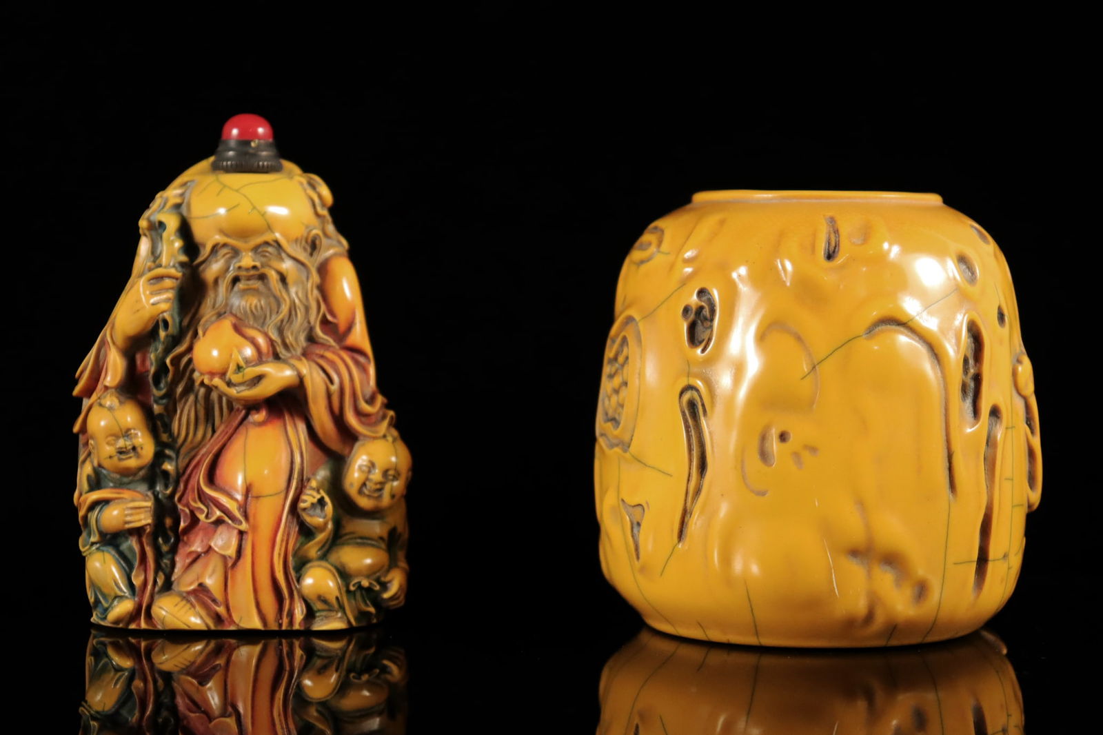 Lots Chinese snuff bottles (1 of 7)