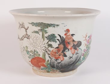 Chinese antique planter pot