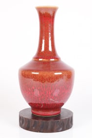 Chinese red vase