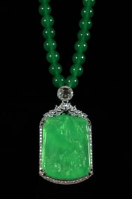 Chinese fine beaded necklace