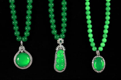 Lots Chinese fine necklace