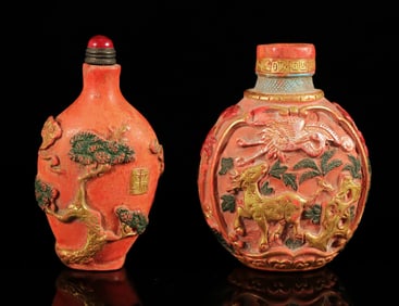 Lots Chinese snuff bottles