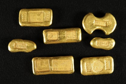 Lots Chinese ingots ungraded