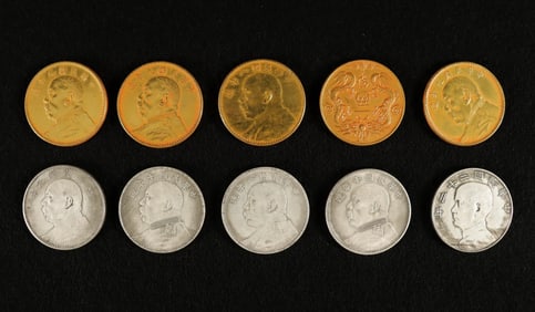 Lots Chinese coins