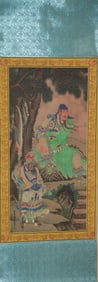 Chinese long scroll in box