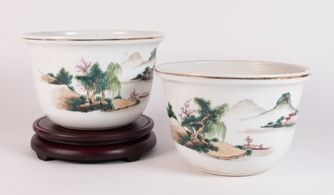 Lots Chinese porcelain pots
