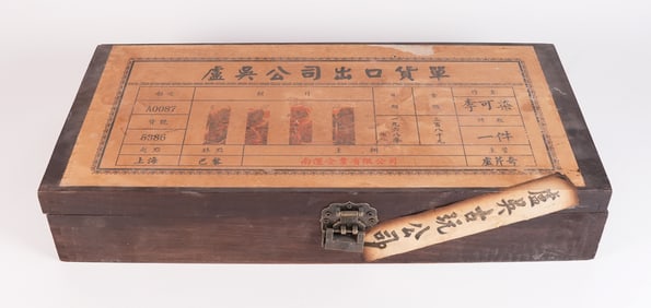 Lots Chinese scrolls in heavy box