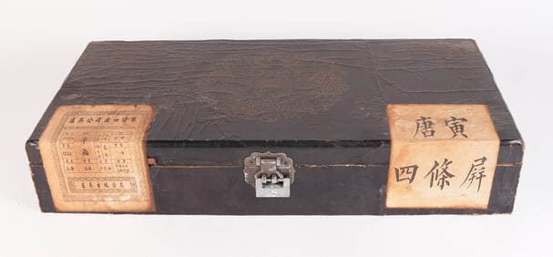 Lots Chinese scrolls in box