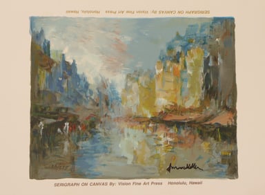 Americo Makk serigraph signed