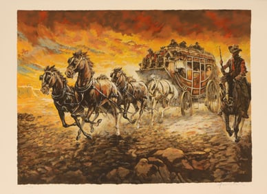 Americo Makk serigraph signed
