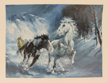 Americo Makk serigraph signed
