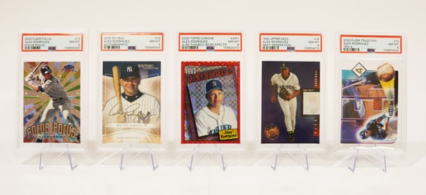 Lots Alex Rodriguez PSA cards