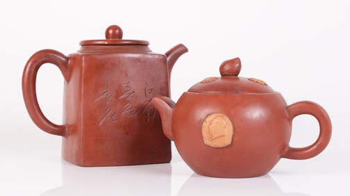 Lots Chinese clay teapots