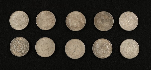 Lots Chinese coins ungraded