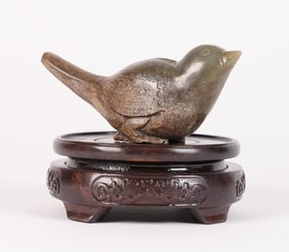 Chinese fine jade bird